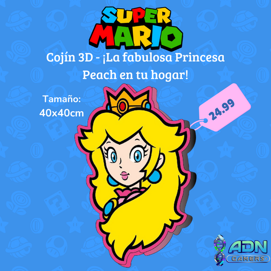 Super Mario Bros™ Cojín 3D Princesa Peach