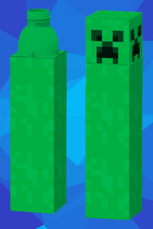 MINECRAFT CREEPER Botella Plástica Cantimplora